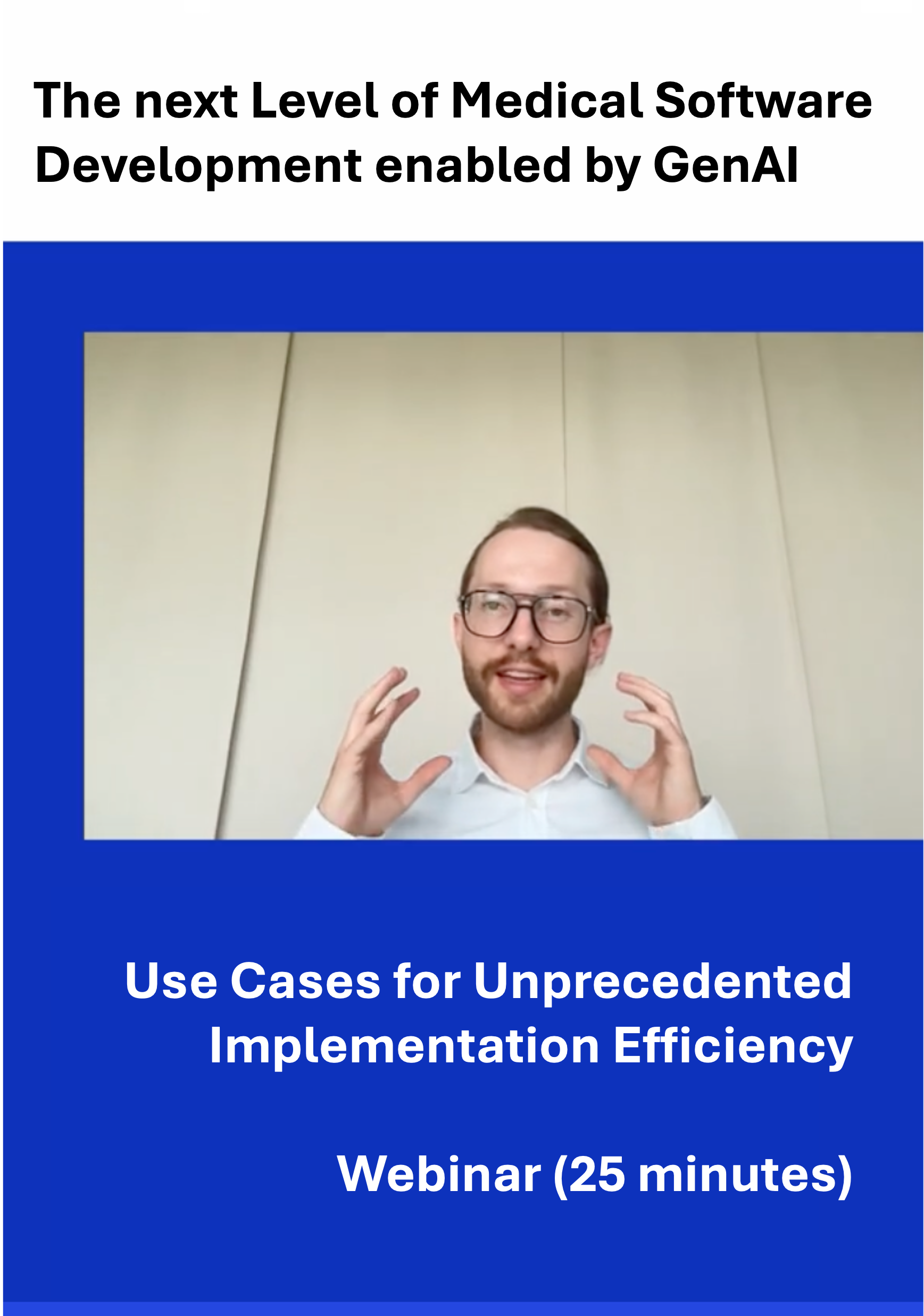 Cover image for the Generative AI webinar